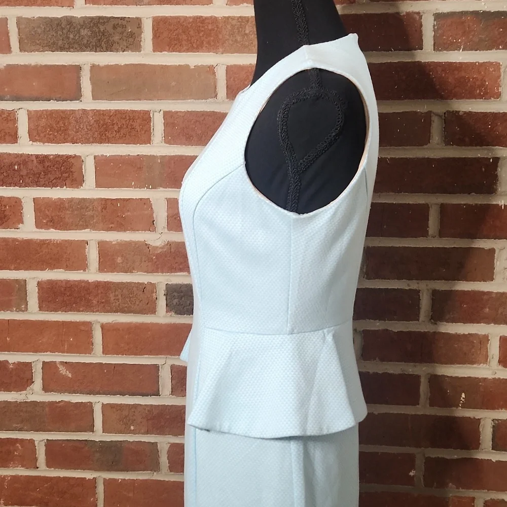ark&co blue peplum dress, size medium - Picture 5 of 9